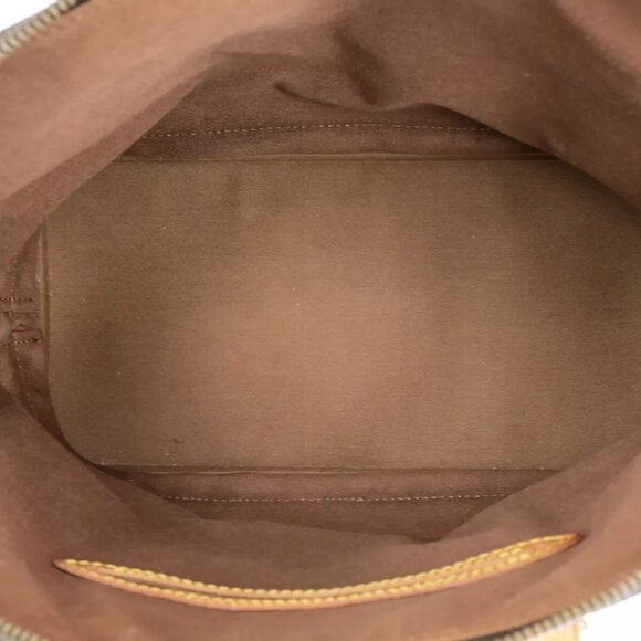 LOUIS VUITTON LV Logo Alma Hand Bag Monogram Leather Brown France - Picture 7 of 16